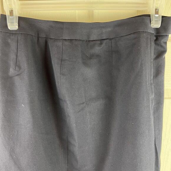Talbots Skirt Womens Size 12 Black Pencil MIDI Length Career Skirt - Picture 3 of 9